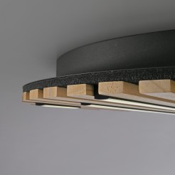 6421-79 Q-AKUSTIK LAMPA SUFITOWA/KINKIET DREWNO