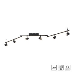 6526-18 BARIK LAMPA SUFITOWA CZARNY