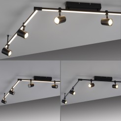 6526-18 BARIK LAMPA SUFITOWA CZARNY