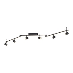 6526-18 BARIK LAMPA SUFITOWA CZARNY