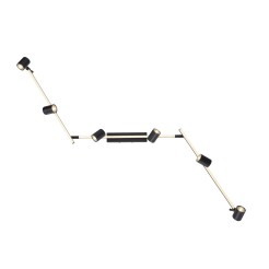 6526-18 BARIK LAMPA SUFITOWA CZARNY