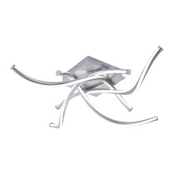 6539-55 Q-MALINA LAMPA SUFITOWA STALOWY