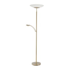 655-60 ALFRED LAMPA PODŁOGOWA MATOWY MOSIĄDZ