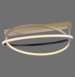 6739-60 Q-BELUGA LAMPA SUFITOWA MATOWY MOSIĄDZ