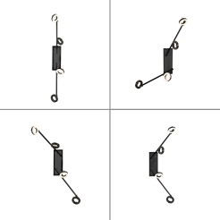 6786-13 SILEDA LAMPA SUFITOWA CZARNY