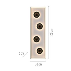 6857-18 DUNE LAMPA SUFITOWA CZARNY