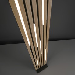 822-79 Q-AKUSTIK LAMPA PODŁOGOWA DREWNO