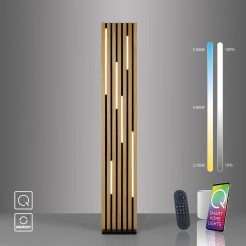 822-79 Q-AKUSTIK LAMPA PODŁOGOWA DREWNO