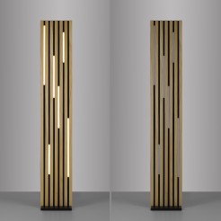 822-79 Q-AKUSTIK LAMPA PODŁOGOWA DREWNO
