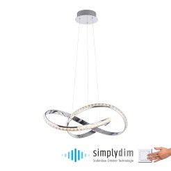 8221-17 TANJA LAMPA WISZĄCA CHROM