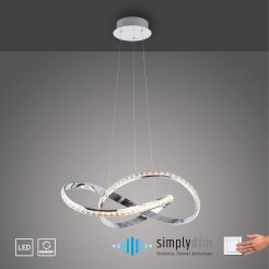 8221-17 TANJA LAMPA WISZĄCA CHROM