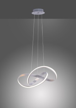 8291-55 MELINDA LAMPA WISZĄCA STALOWY
