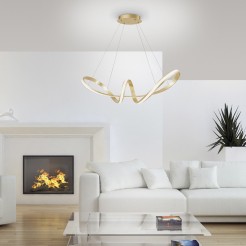 8292-12 MELINDA LAMPA WISZĄCA ZŁOTY