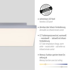 8490-16 FRAMELESS LAMPA SUFITOWA BIAŁY