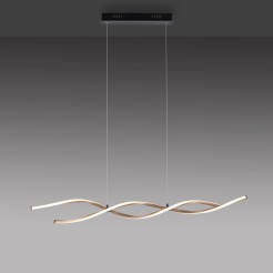 9142-18 POLIA LAMPA WISZĄCA CZARNY/ZŁOTY