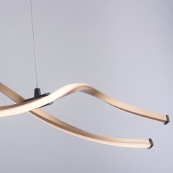 9142-18 POLIA LAMPA WISZĄCA CZARNY/ZŁOTY