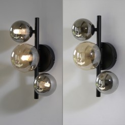 9583-18 LAMPA WISZĄCA POPSICLE SMOKY/BURSZTYN