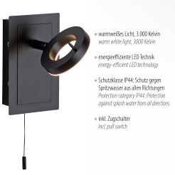 9785-13 SILEDA KINKIET ANTRACYT