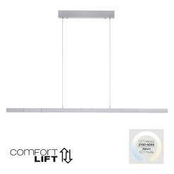 2598-95 ADRIANA COMFORT LIFT LAMPA WISZĄCA SREBRNY