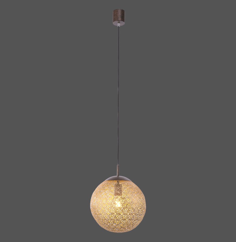 2420-48 GRETA LAMPA WISZĄCA RDZA/ZŁOTY