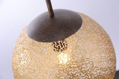2420-48 GRETA LAMPA WISZĄCA RDZA/ZŁOTY