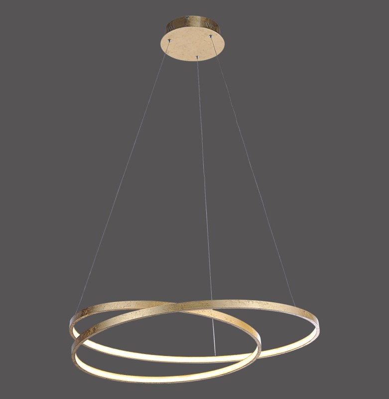 2474-12 ROMAN LAMPA WISZĄCA ZŁOTY