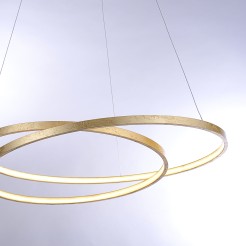 2474-12 ROMAN LAMPA WISZĄCA ZŁOTY