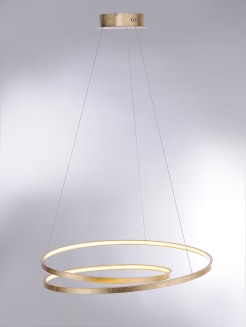 2474-12 ROMAN LAMPA WISZĄCA ZŁOTY