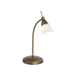 4001-11 PINO LAMPA STOŁOWA ANTYCZNY MOSIĄDZ