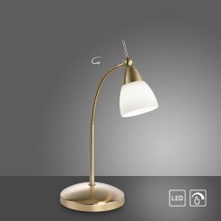 4001-60 PINO LAMPA STOŁOWA MATOWY MOSIĄDZ