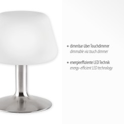 4078-55 TILL LAMPA STOŁOWA STALOWY