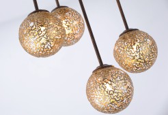 6234-48 GRETA LAMPA SUFITOWA RDZA/ZŁOTY
