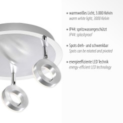 6788-96 SILEDA LAMPA SUFITOWA ALUMINIUM