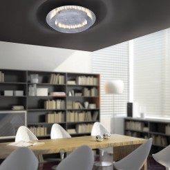 9621-21 NEVIS LAMPA SUFITOWA SREBRNY