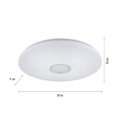 14228-16 JONAS LAMPA SUFITOWA BIAŁY