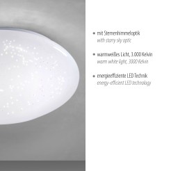 14231-16 SKYLER LAMPA SUFITOWA BIAŁY