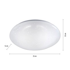 14231-16 SKYLER LAMPA SUFITOWA BIAŁY