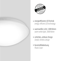 14243-16 ANDREA-LED LAMPA SUFITOWA BIAŁY
