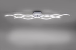 15167-55 WAVE LAMPA SUFITOWA STALOWY