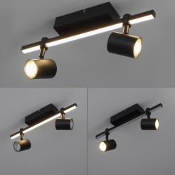 6524-18 BARIK LAMPA SUFITOWA CZARNY