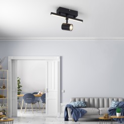 6523-18 BARIK LAMPA SUFITOWA CZARNY