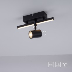 6523-18 BARIK LAMPA SUFITOWA CZARNY
