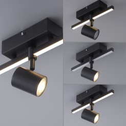 6523-18 BARIK LAMPA SUFITOWA CZARNY