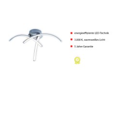 15341-55 VALERIE LAMPA SUFITOWA STALOWY