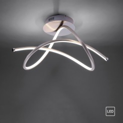 15441-55 VIOLETTA LAMPA SUFITOWA STALOWY