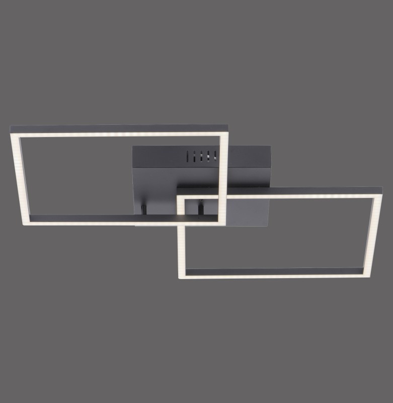 14141-18 IVEN LAMPA SUFITOWA CZARNY