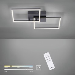 14141-18 IVEN LAMPA SUFITOWA CZARNY