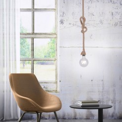 15481-18 ROPE LAMPA WISZĄCA BRĄZOWY