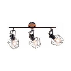 15673-78 JARO LAMPA SUFITOWA CZARNY/DREWNO
