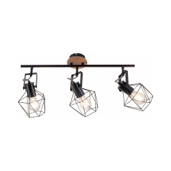 15673-78 JARO LAMPA SUFITOWA CZARNY/DREWNO